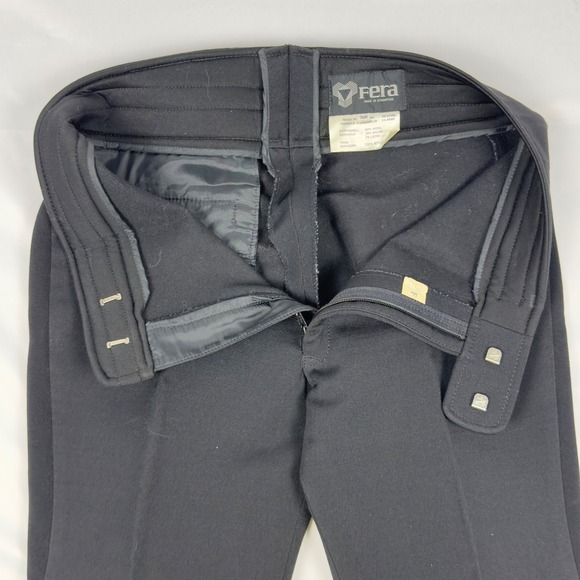 Fera Mens Black Wool Blend Ski Snow Pants Insulated 36R Regular - Picture 4 of 6